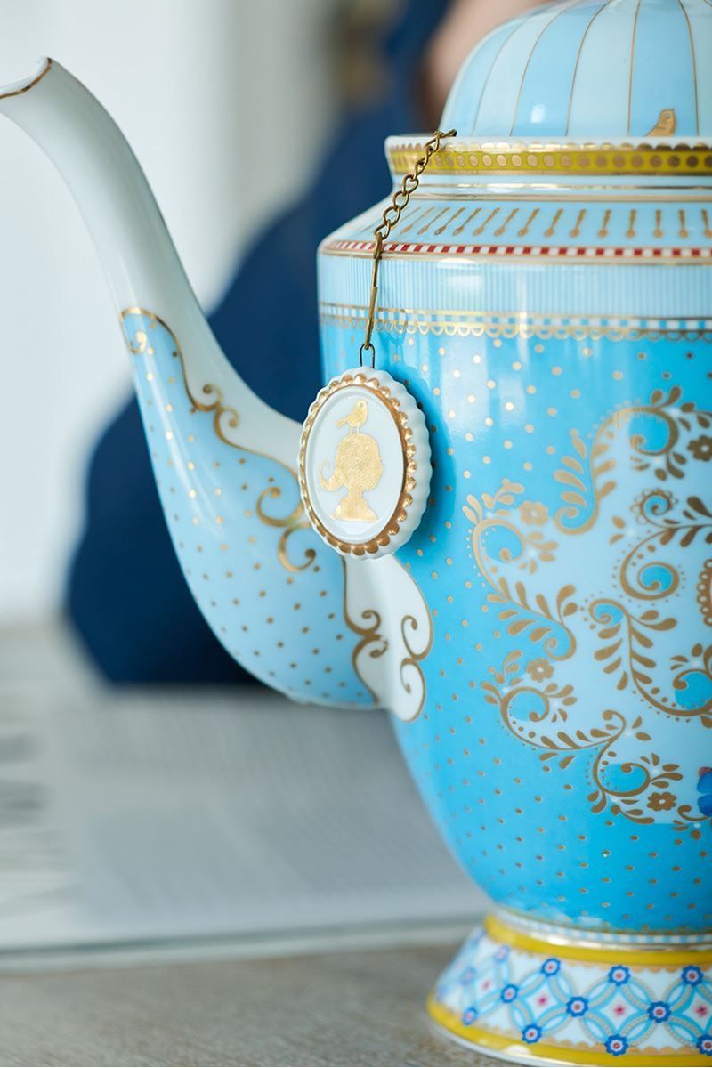 TEA INFUSER-MEDALLION ROYAL WHITE