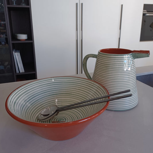 BOWL-CLASSIC LARGE SALAD BOWL-SAGE