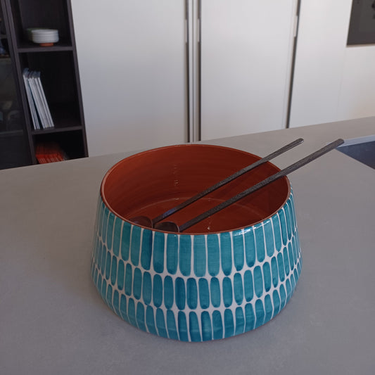 BOWL-DASH LARGE TAPERED BOWL-TEAL