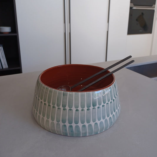 BOWL-DASH LARGE TAPERED BOWL-SAGE