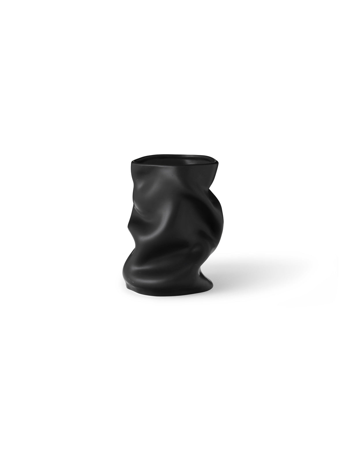 VASE-COLLAPSE 20-BLACK