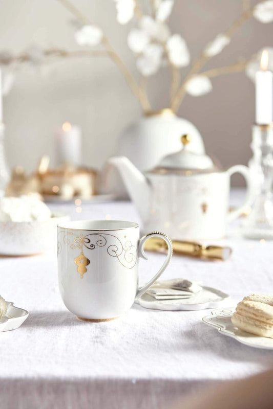 MUG-ROYAL WINTER WHITE MUG WHITE LARGE