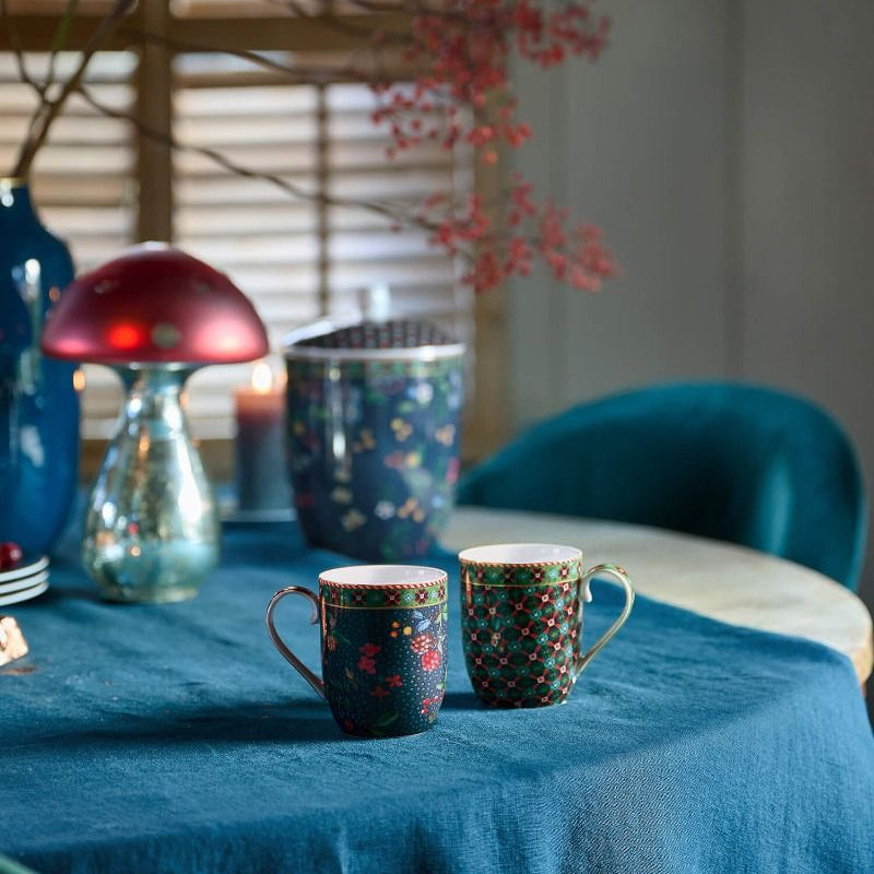 MUG-SMALL CLOVER GREEN