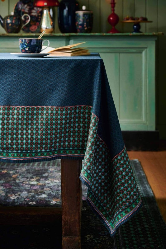TABLE CLOTH - BERRY BLUE