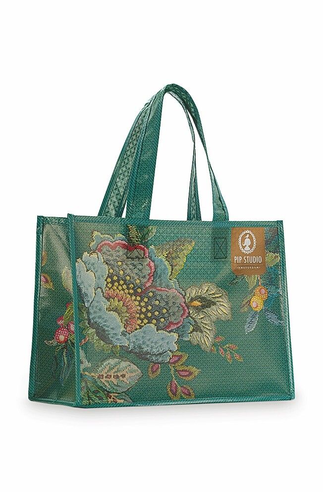 BAG-POPPY STITCH-GREEN