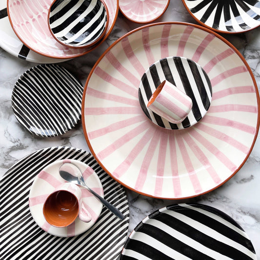 BOWL-STRIPE REGULAR BOWL-BLACK