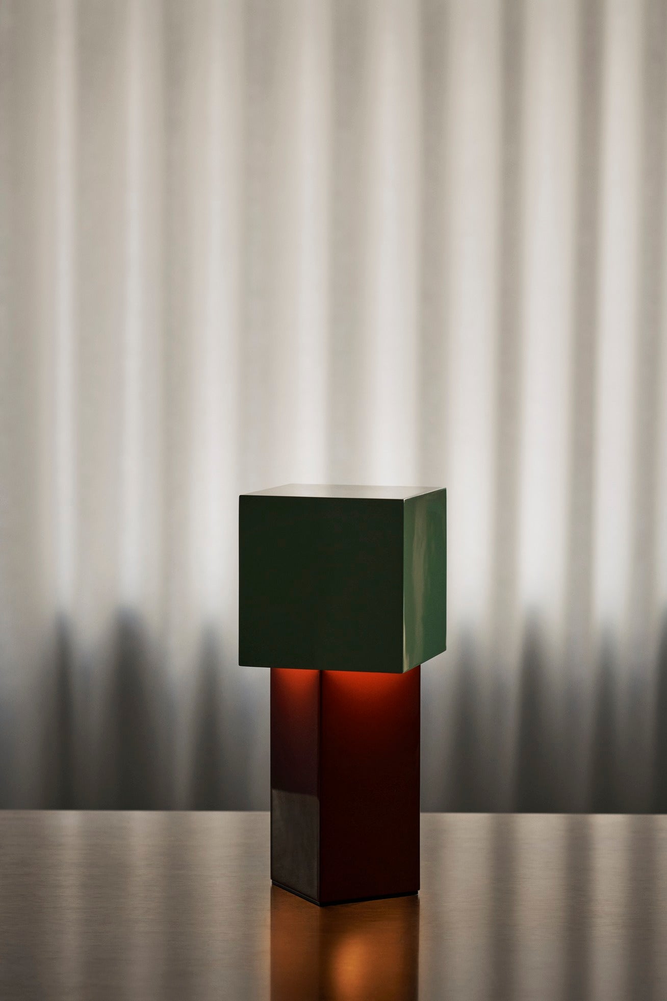 TABLE LAMP-PIVOT PORTABLE LAMP ATD7-RUSTY MINT