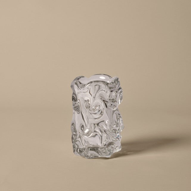 VASE-VIRELLE H18-SMALL-CLEAR