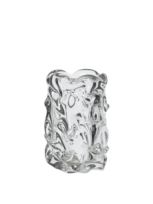 VASE-VIRELLE H18-SMALL-CLEAR