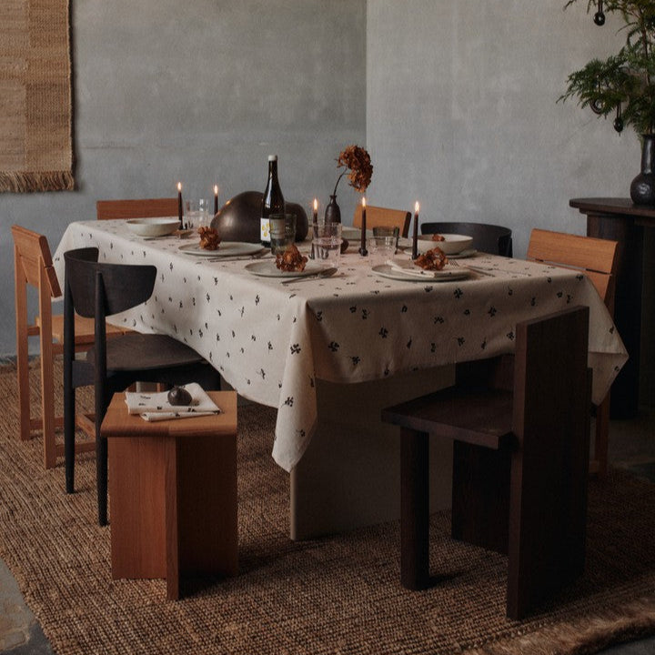 NAPKINS-BAIES NAPKINS-NATURAL/DARK CHOCOLATE-SET OF 4