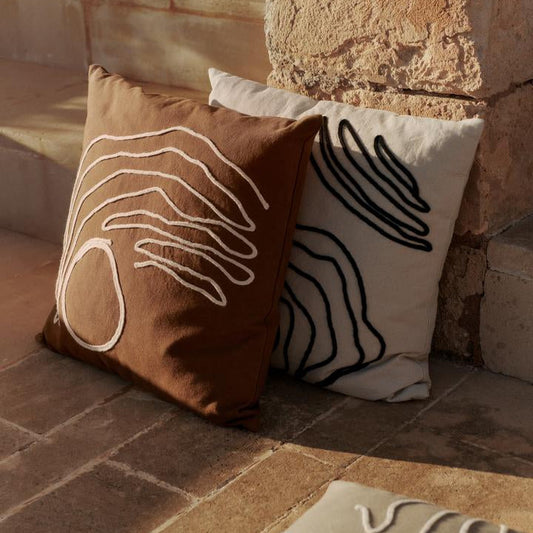 CUSHION-JOT CUSHION 50X50 CM-NATURAL