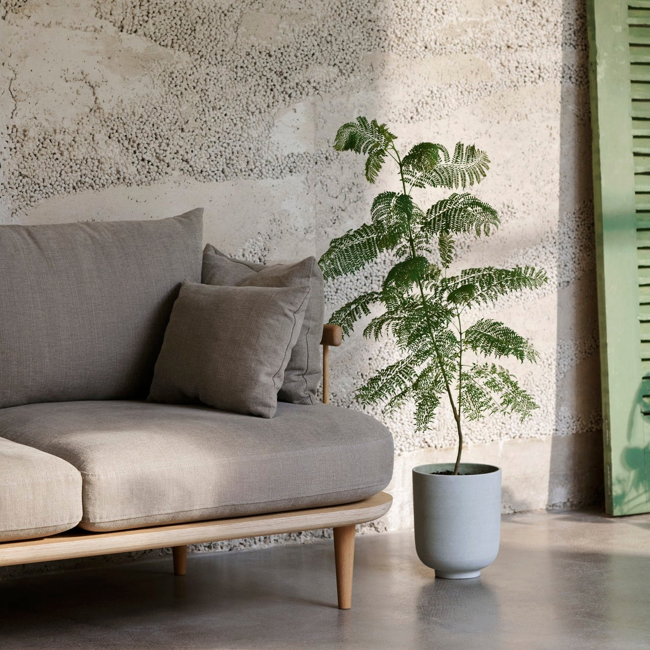 PLANT POT-COLLECT SC72-SILVER-TALL