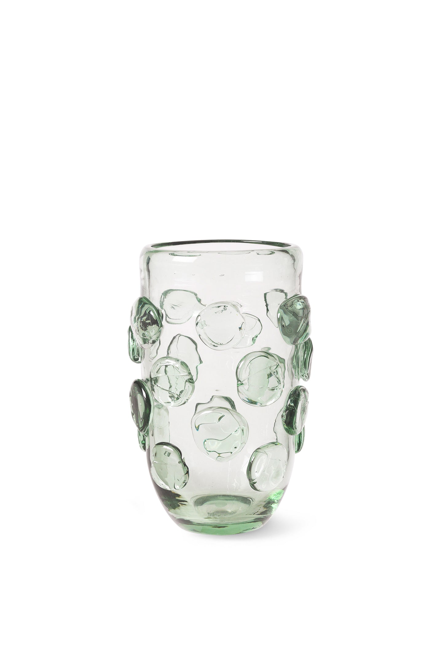 VASE-LUMP-RECYCLED CLEAR