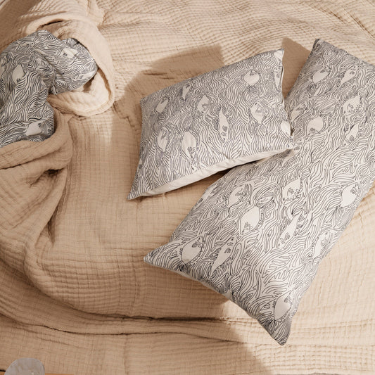 CUSHION-STREAM 50X50 CM-OFF-WHITE