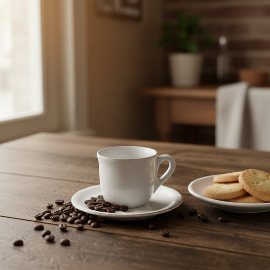 TEA CUP + SAUCER - TAVOLOZZA