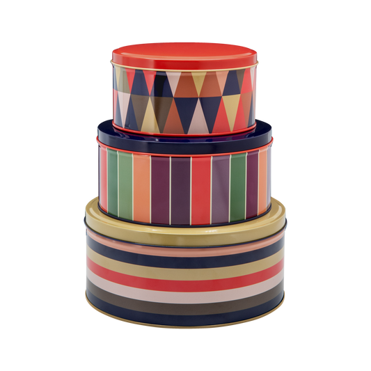 BOXES-KLARA TIN BOXES-SET OF 3