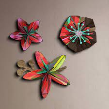 MIHO-DECORATIVE FLOWER-WINTER GARDEN (set of 3)