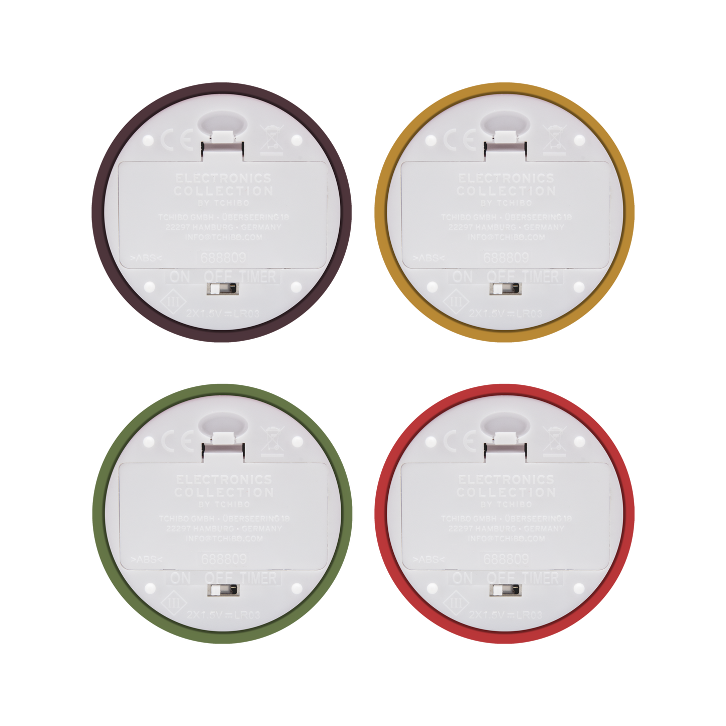 CANDLE-LED TEALIGHT LEVI-SET OF 4