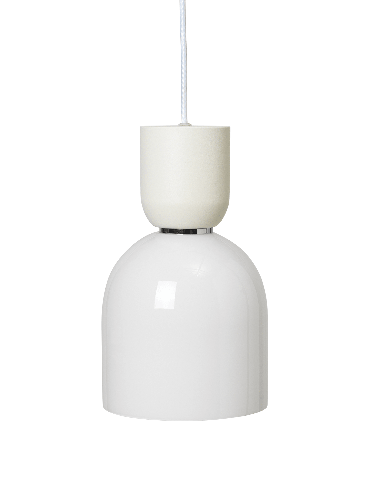 LAMP SHADE-COLLECT-BELL-OPAL WHITE