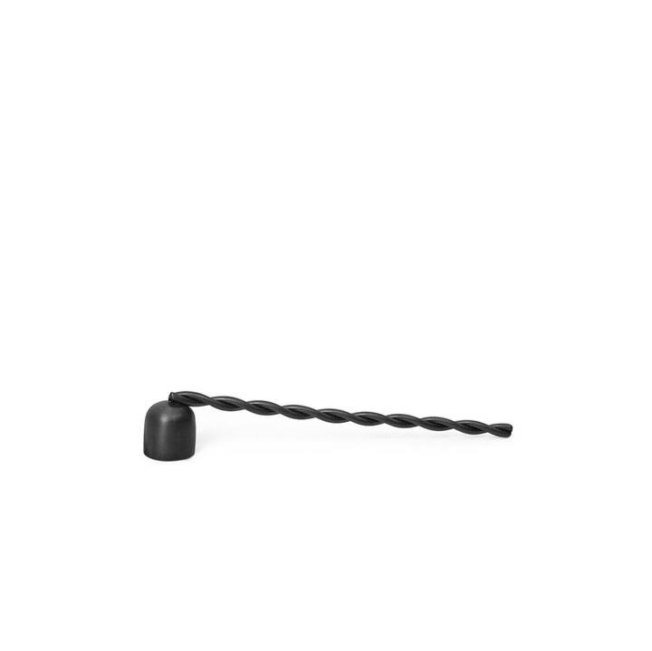 CANDLE SNUFFER-TWIST-BLACK BRASS