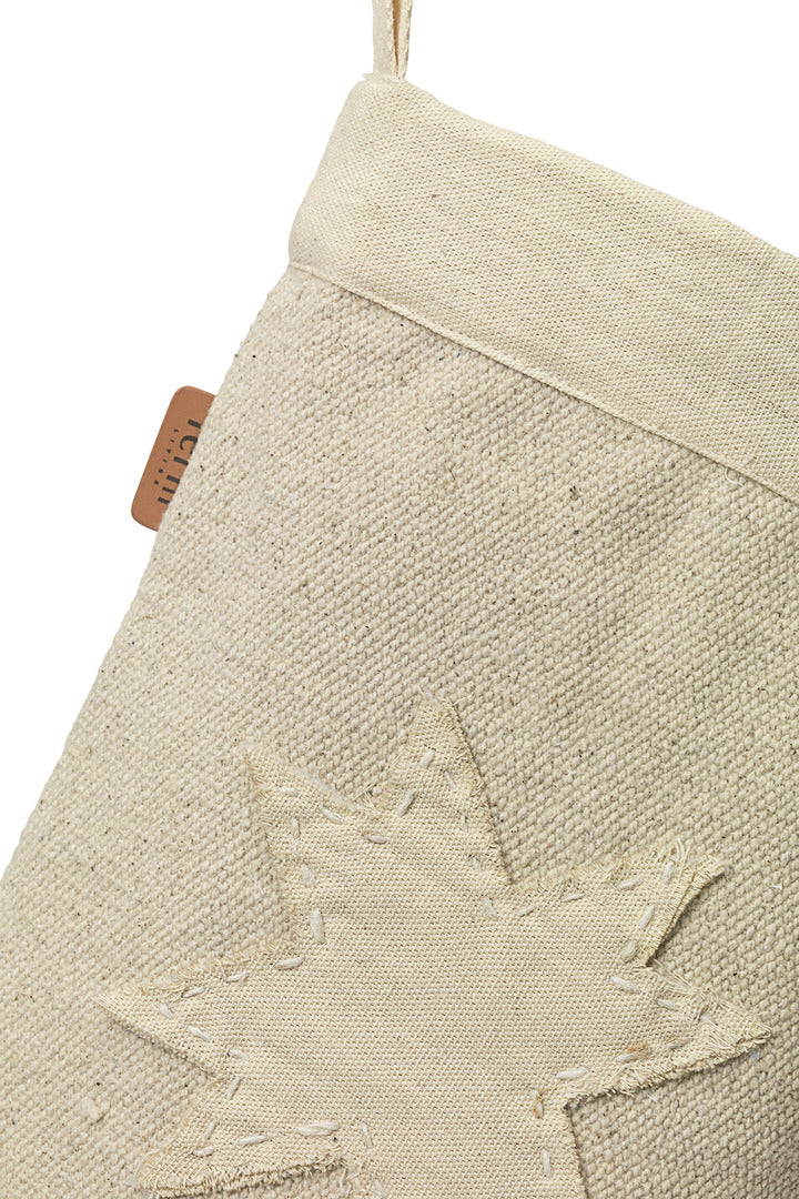 CHRISTMAS STOCKING-VELA-NATURAL