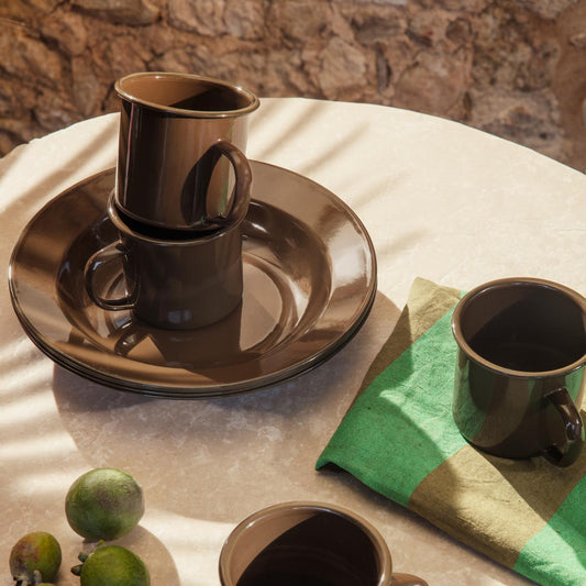 PICNIC SET-YARD-SET OF 8 PCS-OLIVE GREEN