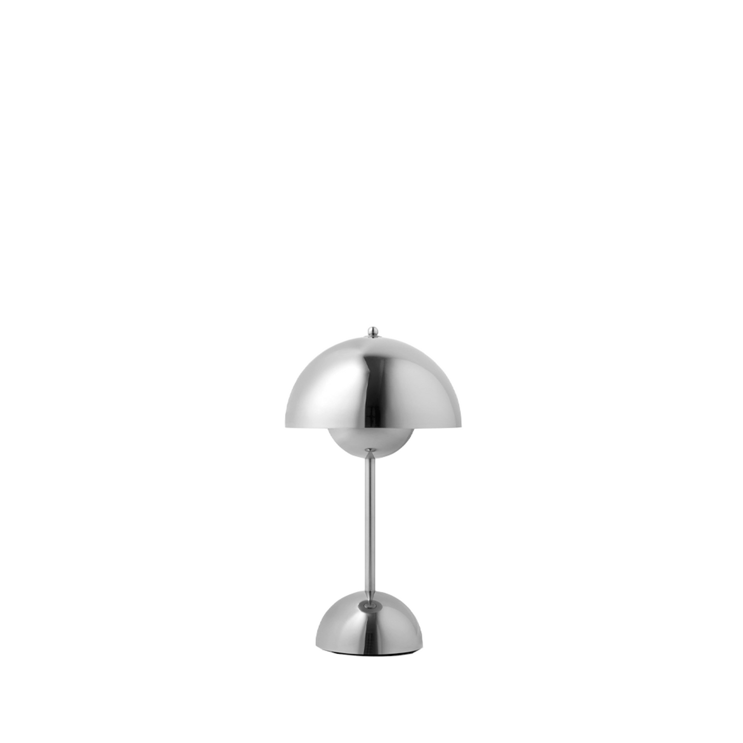 TABLE LAMP-FLOWERPOT PORTABLE LAMP VP9-CHROME PLATED