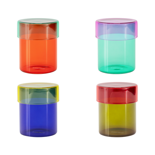 JAR-GLASS SET OF 4-COSIMA