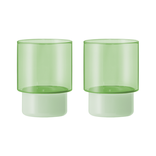 GLASSES-JILL GREEN-SET OF 2