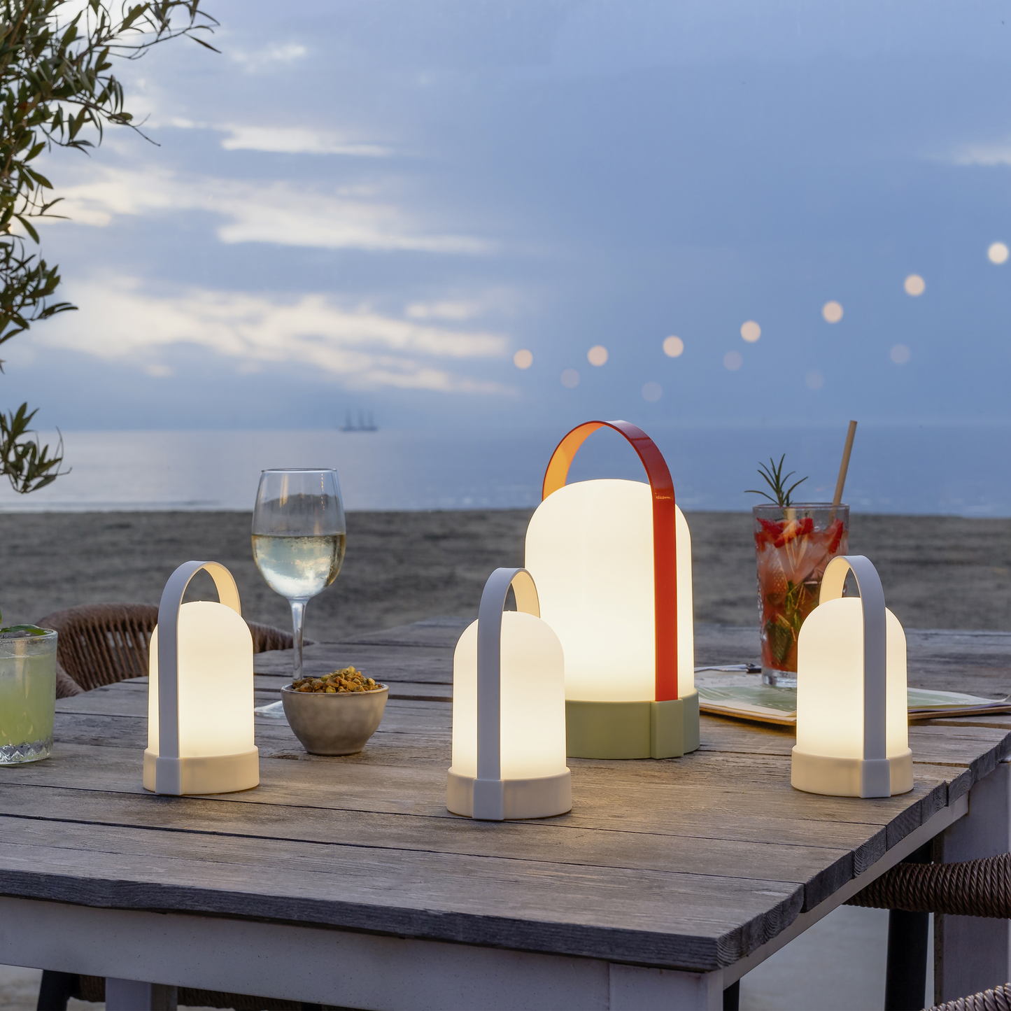 TABLE LAMP-LITTLE URI LAMP N.3 PURE-SET OF 3