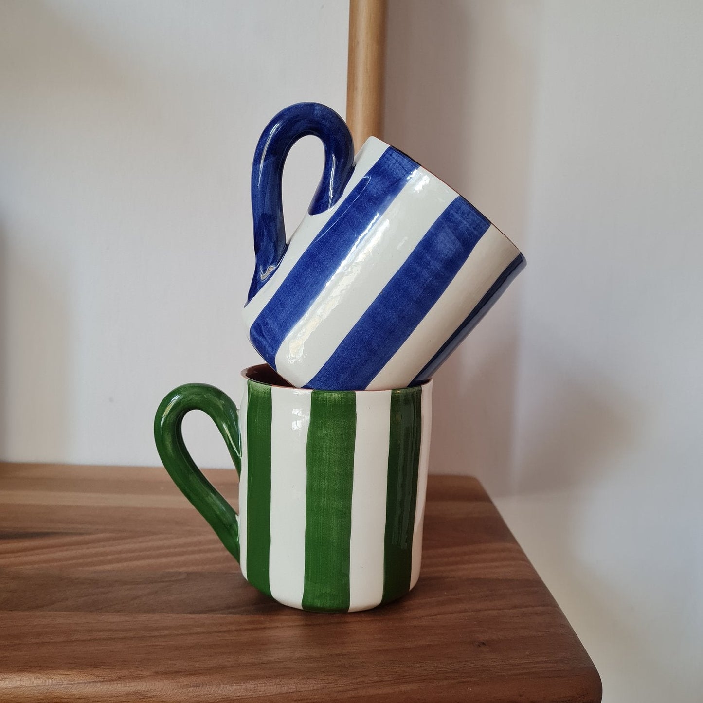 MUG-BOLD STRIPE-HORIZONTAL-BLUE