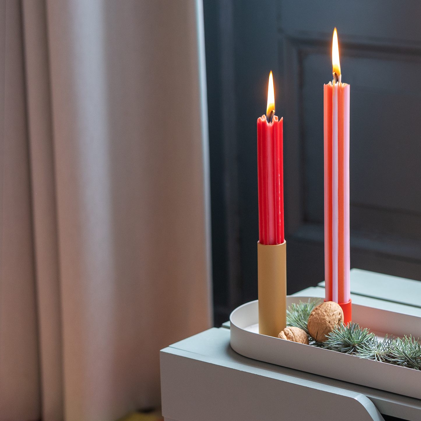 CANDLE-DINNER CANDLE SET-MARRAKECH