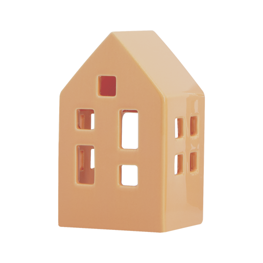CANDLE HOLDER-HOUSE NYHAVN-PEACH