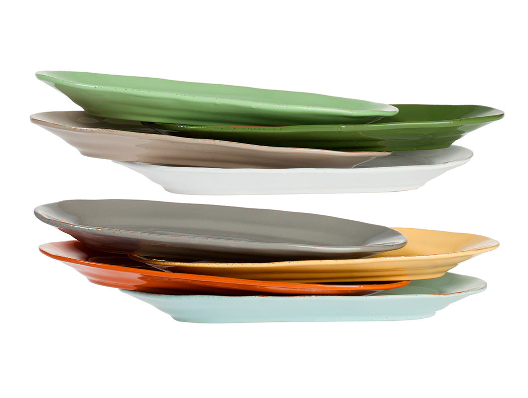 TAVOLOZZA-PLATTER-OVAL 41X18 CM-PISTACCHIO