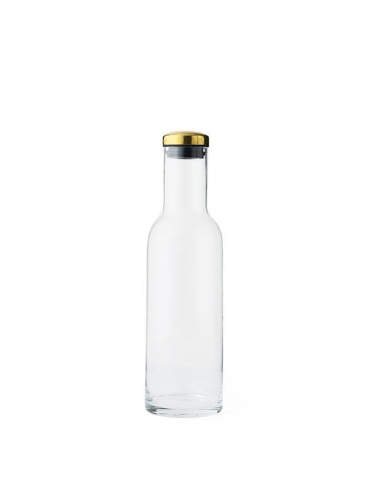BOTTLE CARAFE 1L CLEAR/BRASS