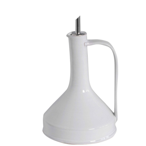 OLIVE OIL CRUET-CUOCO LARGE-WHITE