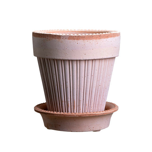 PLANT POT-SIMONA ROSE POT & SAUCER-DIAM.16 CM