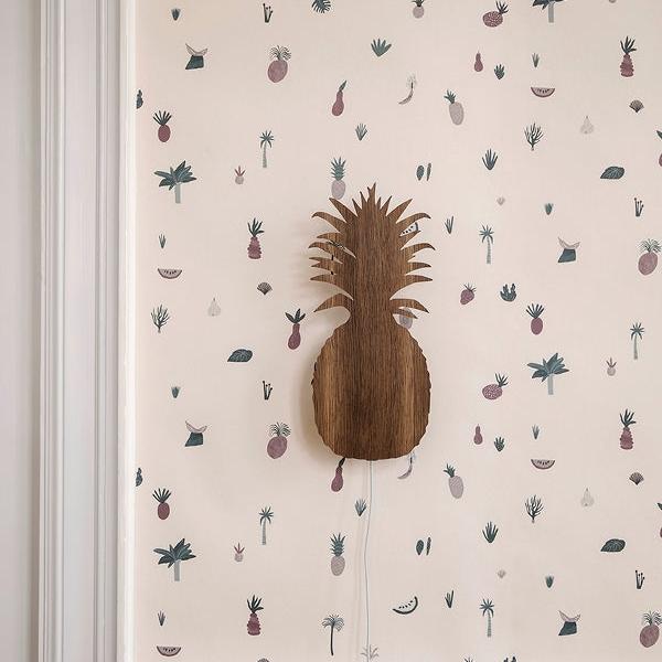Pineapple Lamp - Smoked Oak, KIDS, FERM, - Fabrica