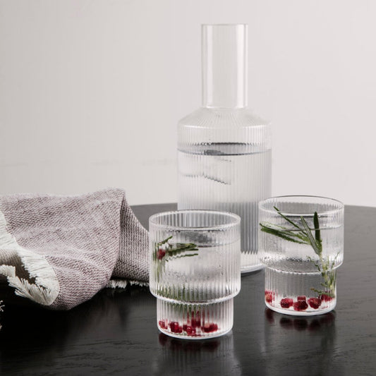 CARAFE-RIPPLE CLEAR 1L - Fabrica