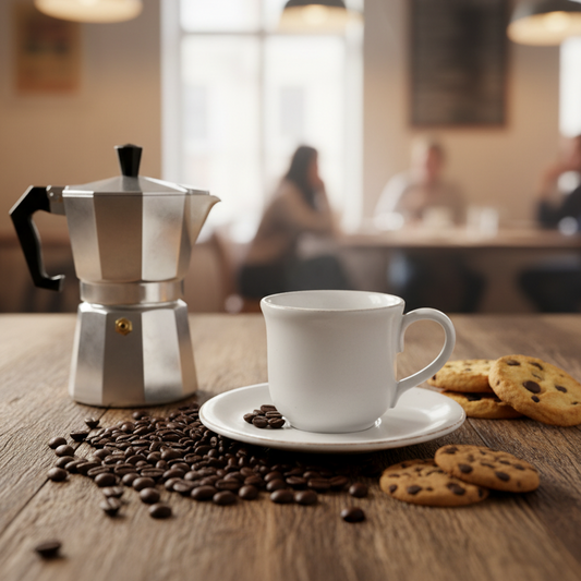 ESPRESSO CUP & SAUCER - TAVOLOZZA