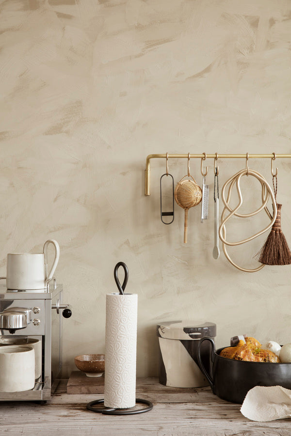 CURVATURE PAPER TOWEL HOLDER-BLACK BRASS