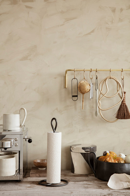 CURVATURE PAPER TOWEL HOLDER-BLACK BRASS