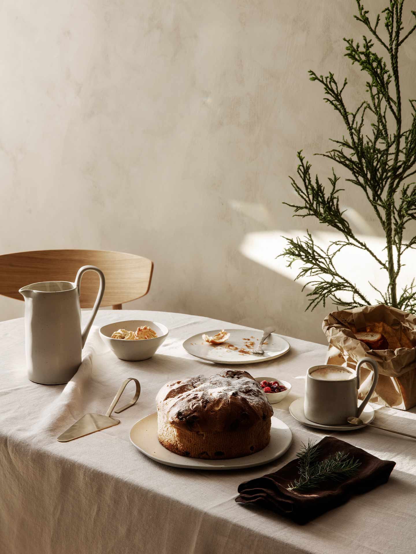 Brass Fein cake server