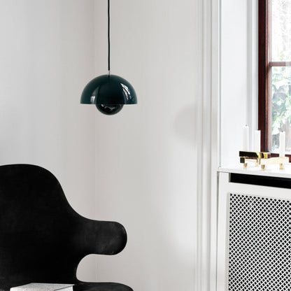 PENDANT-FLOWERPOT VP1-DARK GREEN
