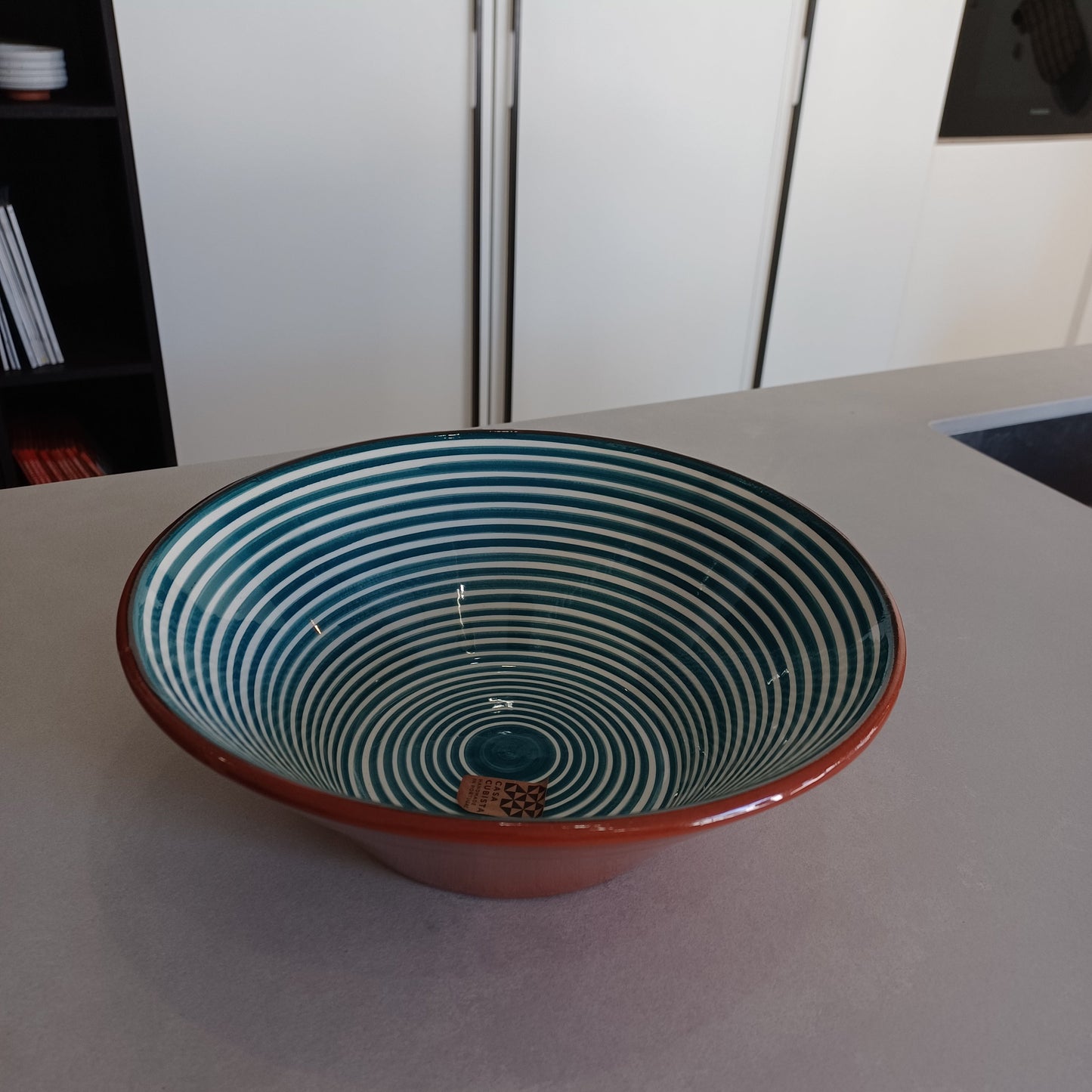 BOWL-CLASSIC LARGE SALAD BOWL-TEAL