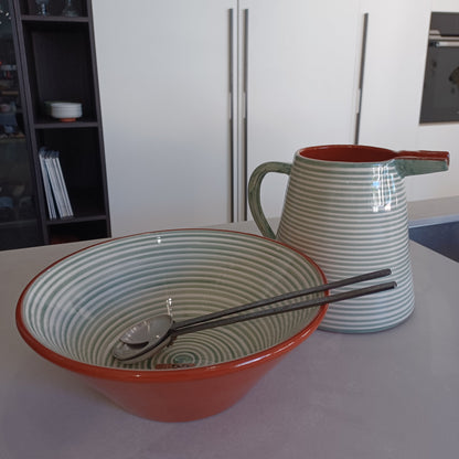 BOWL-CLASSIC LARGE SALAD BOWL-SAGE