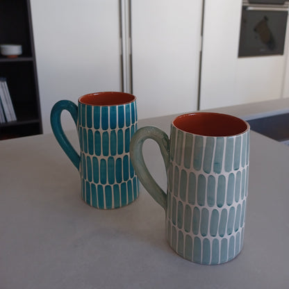 MUG-DASH TALL MUG-SAGE