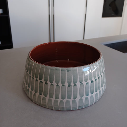 BOWL-DASH LARGE TAPERED BOWL-SAGE