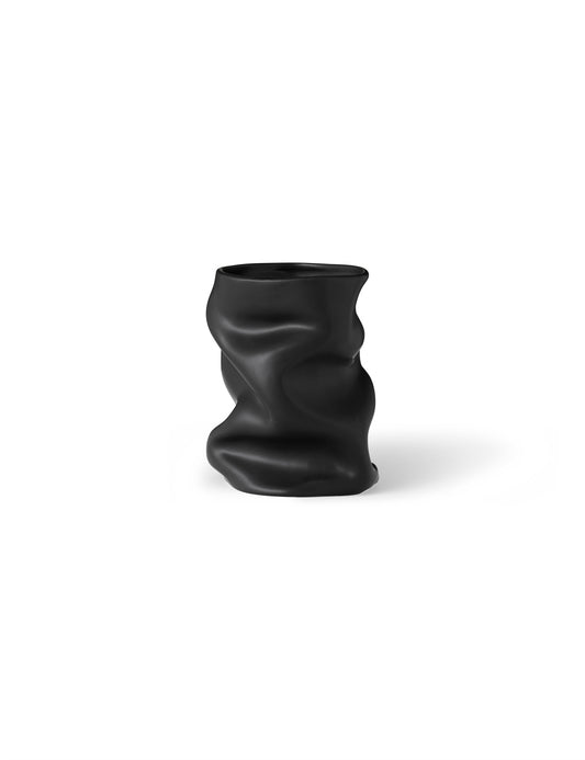 VASE-COLLAPSE 20-BLACK