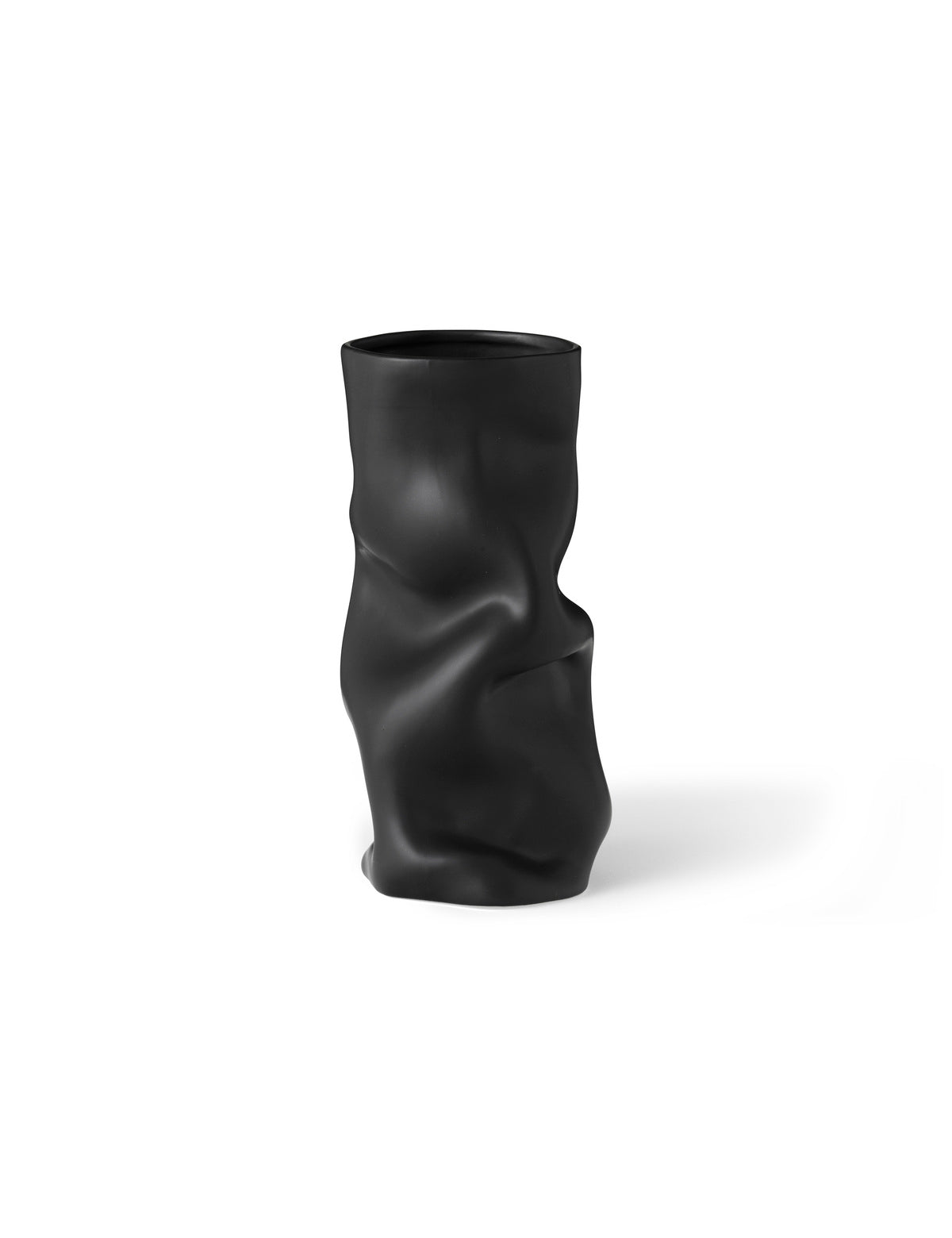 VASE-COLLAPSE 30-BLACK